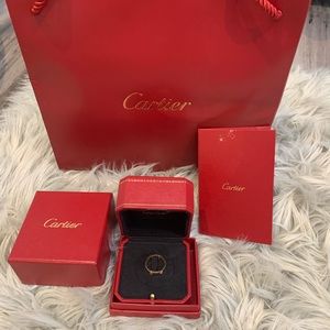 Cartier love ring with 3 diamonds